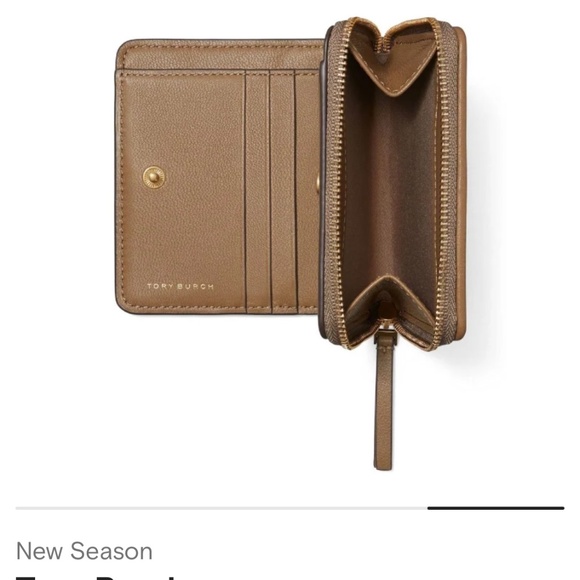 SOLD - BNWT - Authentic - Tory Burch Kira Chevron Lambskin Bifold Wallet - Picture 3 of 5